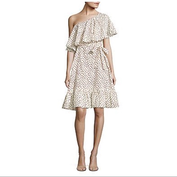 PAPER CROWN Harper Ruffle One Sleeve Dress - Picture 3 of 15